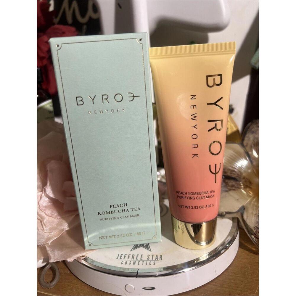 NIB FRESH Byroe Peach Kombucha Tea Purifying Clay Mask NEW Full Size SEALED